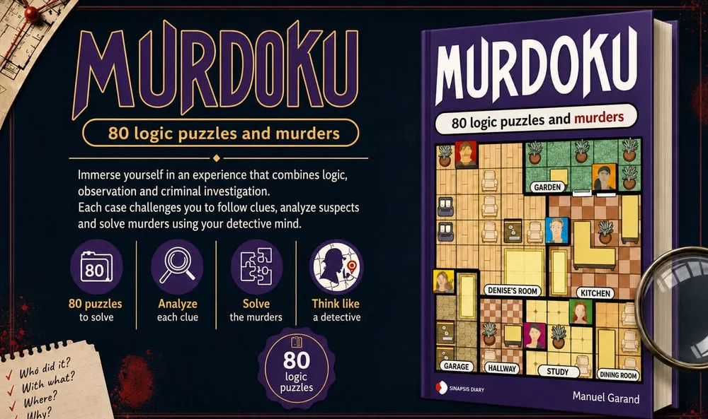 Murdoku : 80 grilles de logique et de meurtre